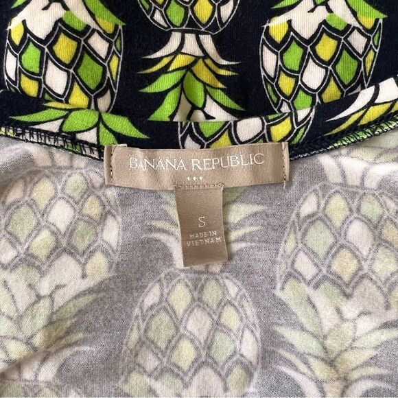 Banana Republic Navy Pineapple Printed Tank Summer Dress - Picture 5 of 6